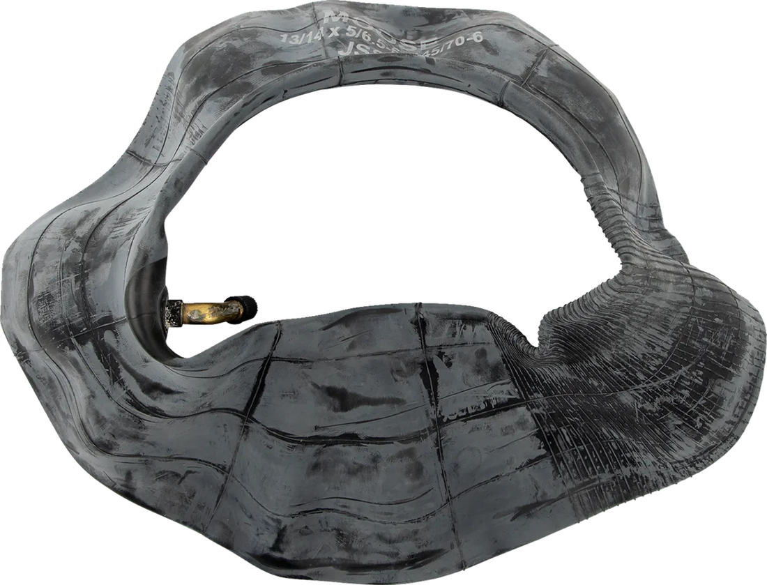 Moose Offroad Inner Tube - Heavy Duty - 6" - JS-87P - Center Metal Valve W99-6154 - Side View