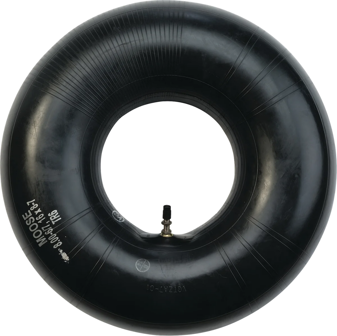 Moose Offroad Inner Tube - Heavy Duty - 6"/7" - TR-6 - Center Metal Valve W99-6153 - Back View
