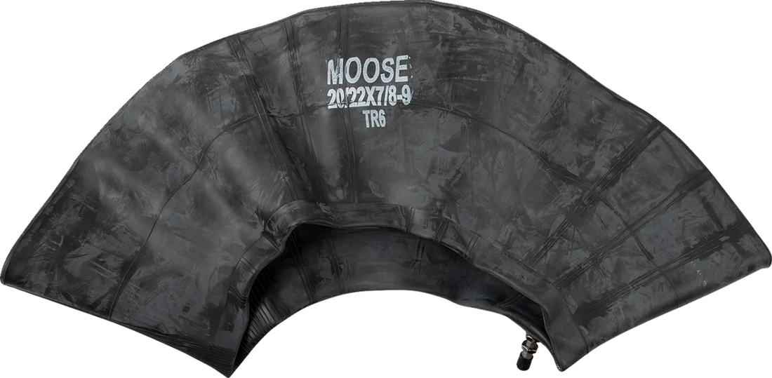 Moose Offroad Inner Tube - Heavy Duty - 9" - TR-6 - Center Metal Valve W99-6156 - Side View