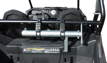 Load image into Gallery viewer, Moose Offroad Jack with Crank Handle - Extended Height - with Bed Mount - Universal U-5100-R fits Polaris - Side View