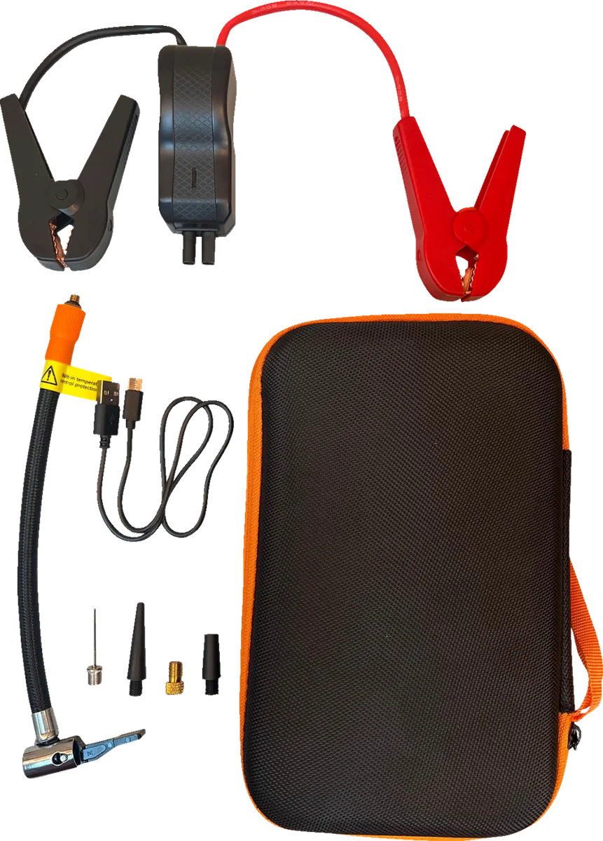 Moose Offroad Jump Starter - with Air Compressor E25-6292 - Side View