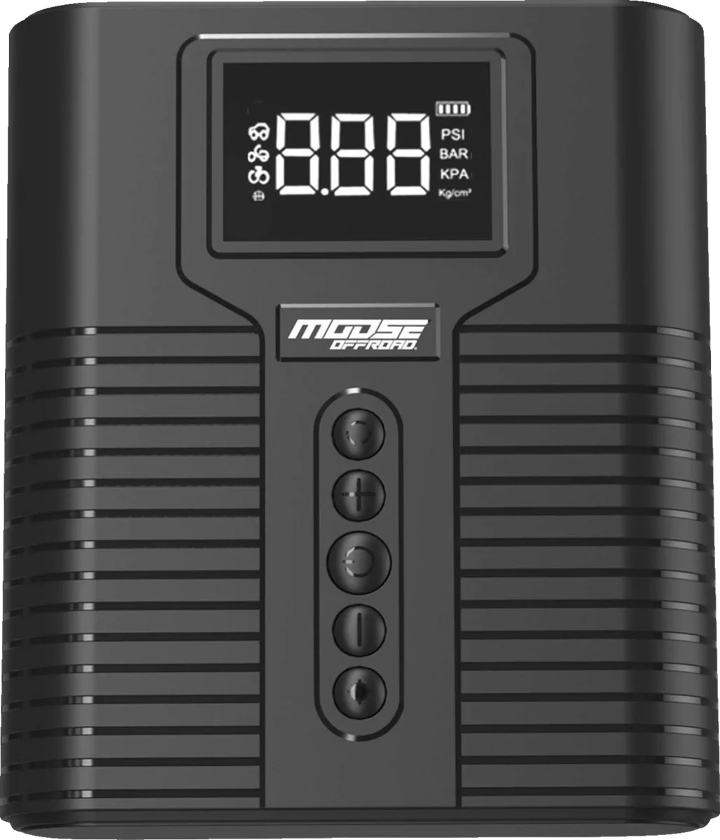 Moose Offroad Jump Starter - with Air Compressor E25-6292 - Back View