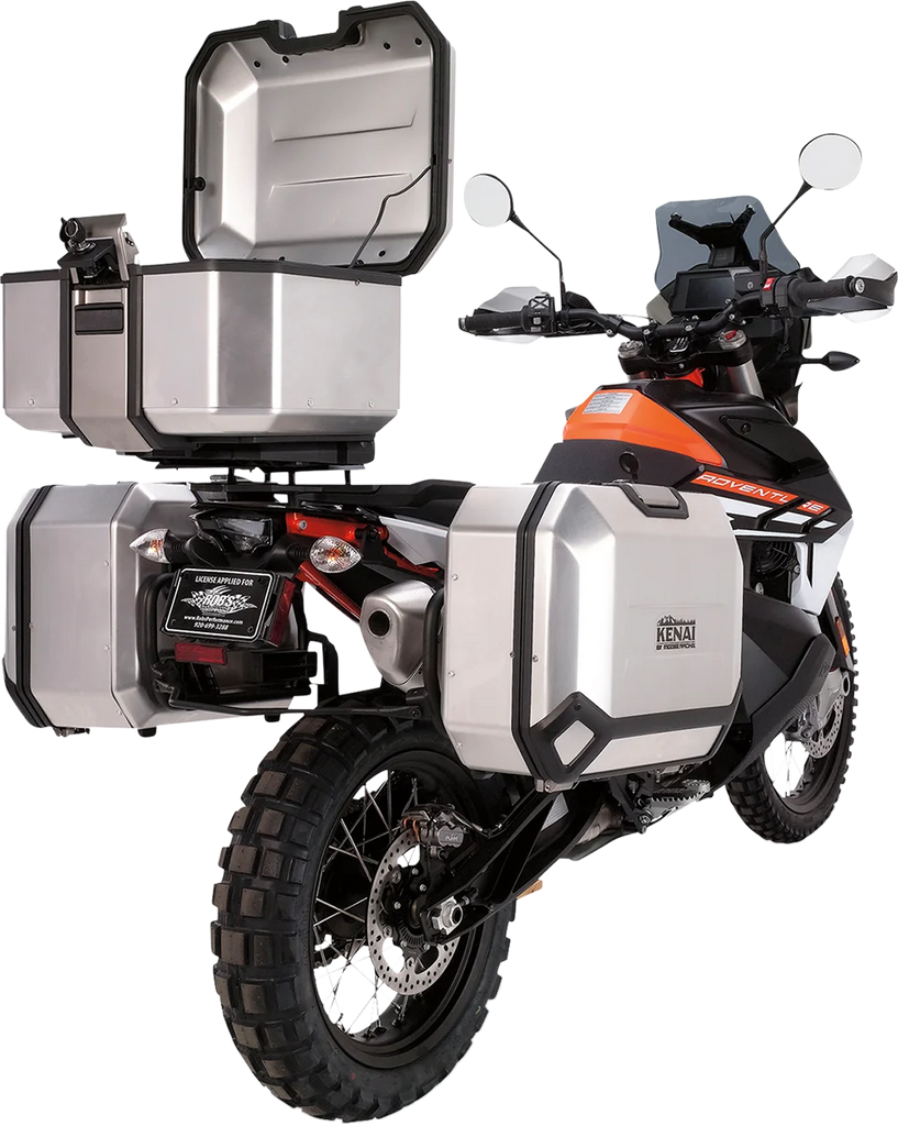 Moose Offroad Kenai Case 36 - Right - Silver D0TR36100RKM - Installation View