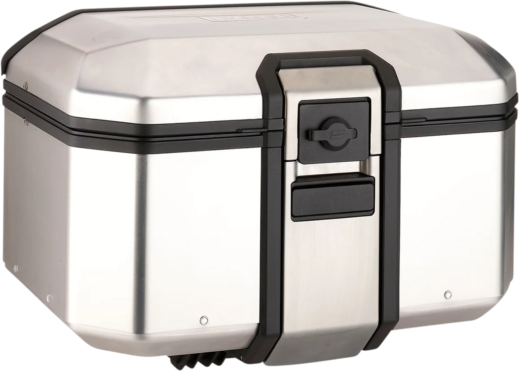 Moose Offroad Kenai Case - 47 liter - Left - Silver D0TR47100LKM - Back View