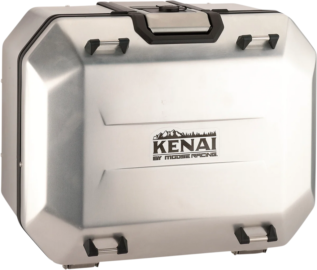 Moose Offroad Kenai Top Case - 37 Liter - Silver D0TR37100KM - Side View