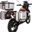 Load image into Gallery viewer, Moose Offroad Kenai Top Case - 37 Liter - Silver D0TR37100KM - Back View