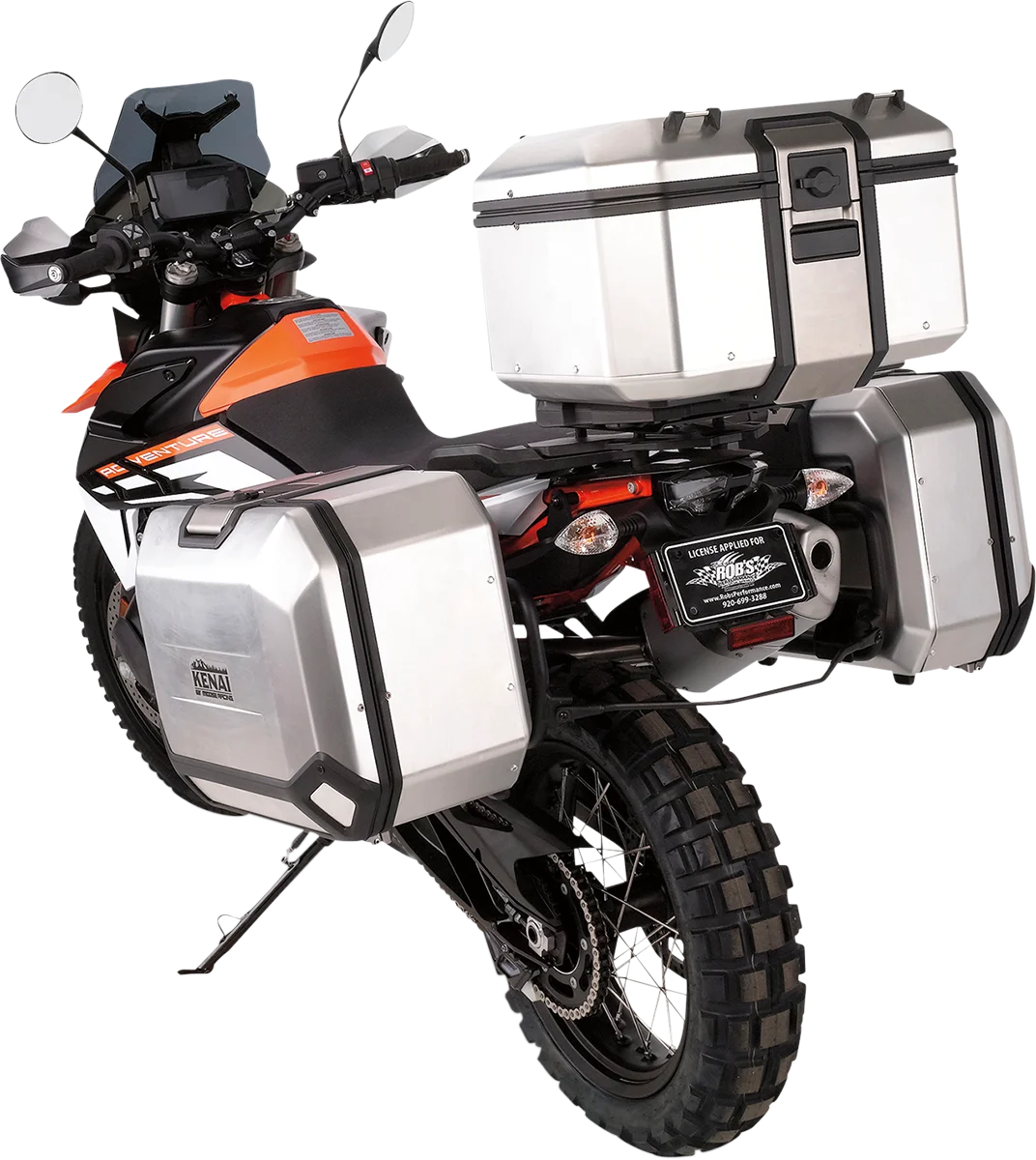 Moose Offroad Kenai Top Case - 37 Liter - Silver D0TR37100KM - Additional View 5