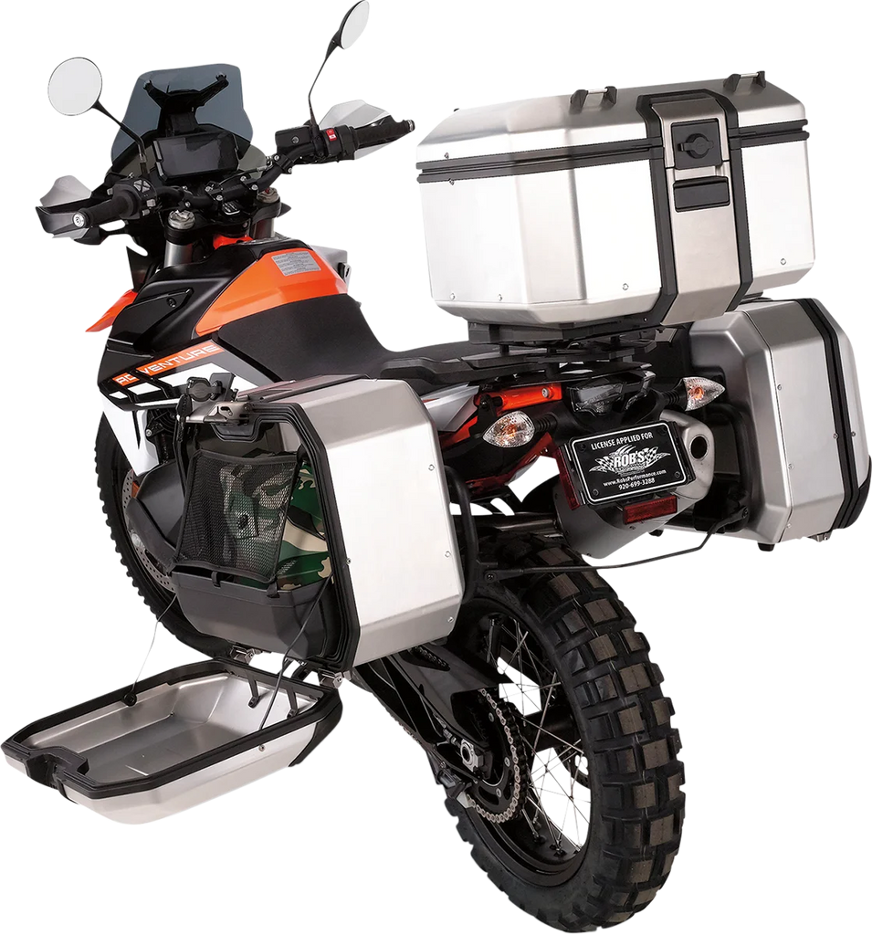 Moose Offroad Kenai Top Case - 37 Liter - Silver D0TR37100KM - Additional View 6