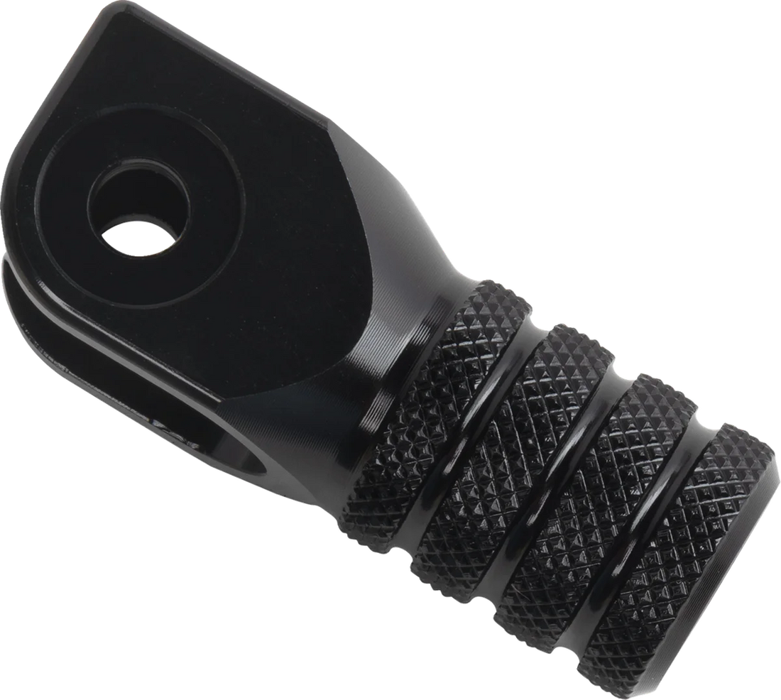 Moose Offroad Knurled Shift Lever Tip - 0 mm - Black 81-0000-02-60 - Side View