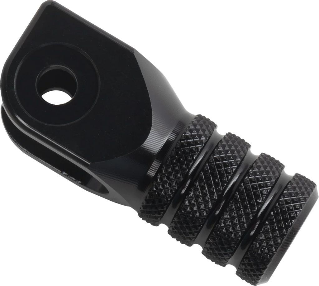 Moose Offroad Knurled Shift Lever Tip - 0 mm - Black 81-0000-02-60 - Side View