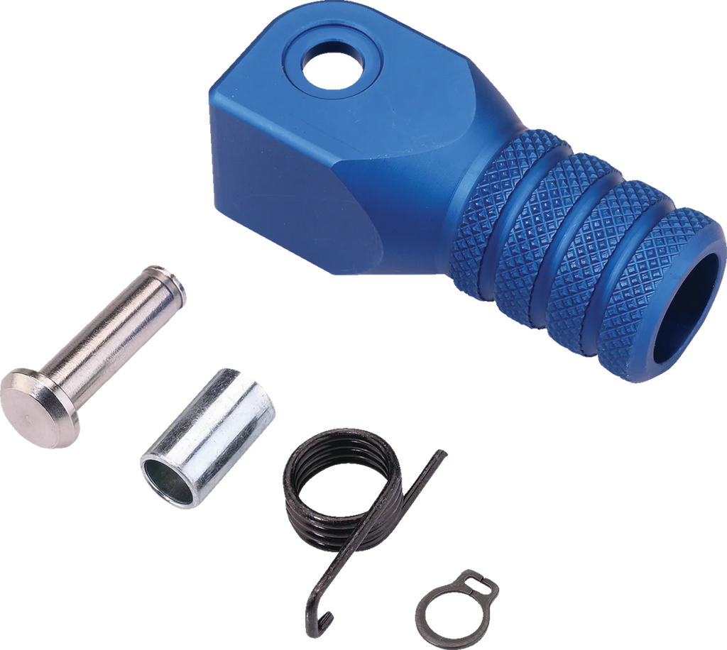 Moose Offroad Knurled Shift Lever Tip - 0 mm - Blue 81-0000-02-20 - Main Product View