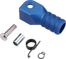 Load image into Gallery viewer, Moose Offroad Knurled Shift Lever Tip - 0 mm - Blue 81-0000-02-20 - Main Product View