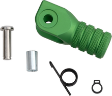 Load image into Gallery viewer, Moose Offroad Knurled Shift Lever Tip - 0 mm - Green 81-0000-02-30 - Main Product View