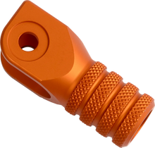 Load image into Gallery viewer, Moose Offroad Knurled Shift Lever Tip - 0 mm - Orange 81-0000-02-40 - Side View