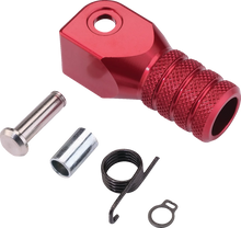 Load image into Gallery viewer, Moose Offroad Knurled Shift Lever Tip - 20 mm - Blue 81-0000-10-20 - Side View