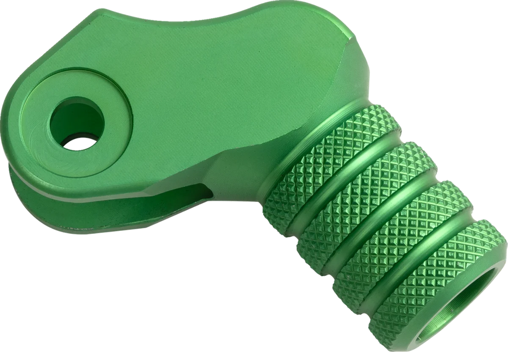 Moose Offroad Knurled Shift Lever Tip - 20 mm - Green 81-0000-10-30 - Side View