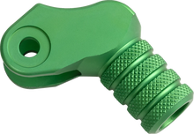 Load image into Gallery viewer, Moose Offroad Knurled Shift Lever Tip - 20 mm - Green 81-0000-10-30 - Side View