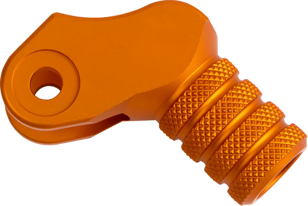 Moose Offroad Knurled Shift Lever Tip - 20 mm - Orange 81-0000-10-40 - Side View