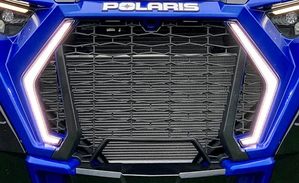 Moose Offroad LED Front Accent Light - 100-3359-PU fits Polaris RZR - Side View