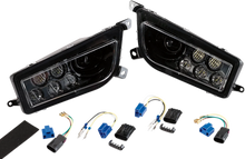 Load image into Gallery viewer, Moose Offroad LED Headlight - Black 100-3356-PU fits Polaris RZR 900 / RZR 1000 - Main Product View