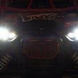 Load image into Gallery viewer, Moose Offroad LED Headlight - Black 100-3356-PU fits Polaris RZR 900 / RZR 1000 - Installation View