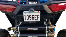 Load image into Gallery viewer, Moose Offroad LED License Plate Bracket - Black LP-L75CBM - Back View