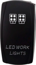 Load image into Gallery viewer, Moose Offroad LED Pod Lights - 3" MSE-LPKIT - Back View