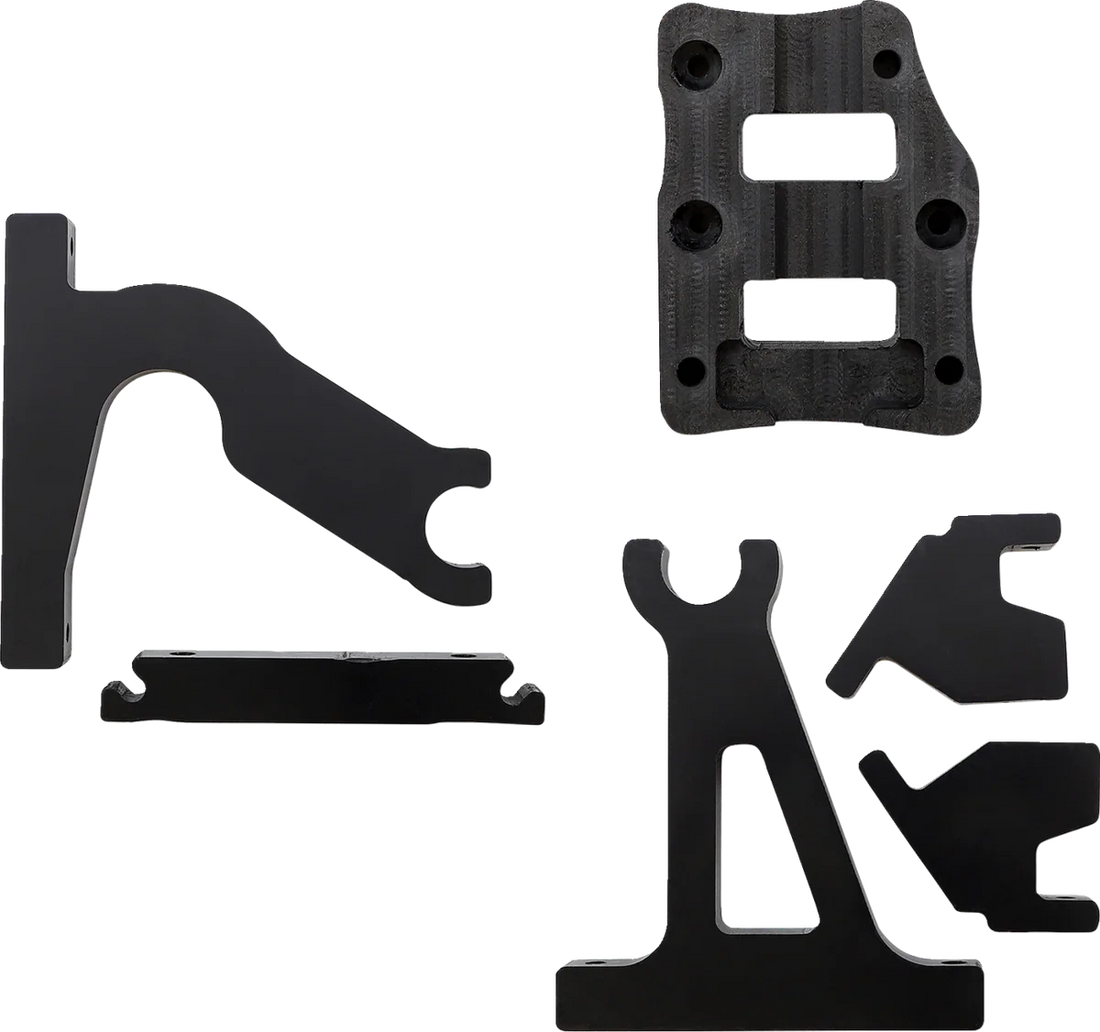 Moose Offroad LG Skid Plate - Black PX1600 - Back View