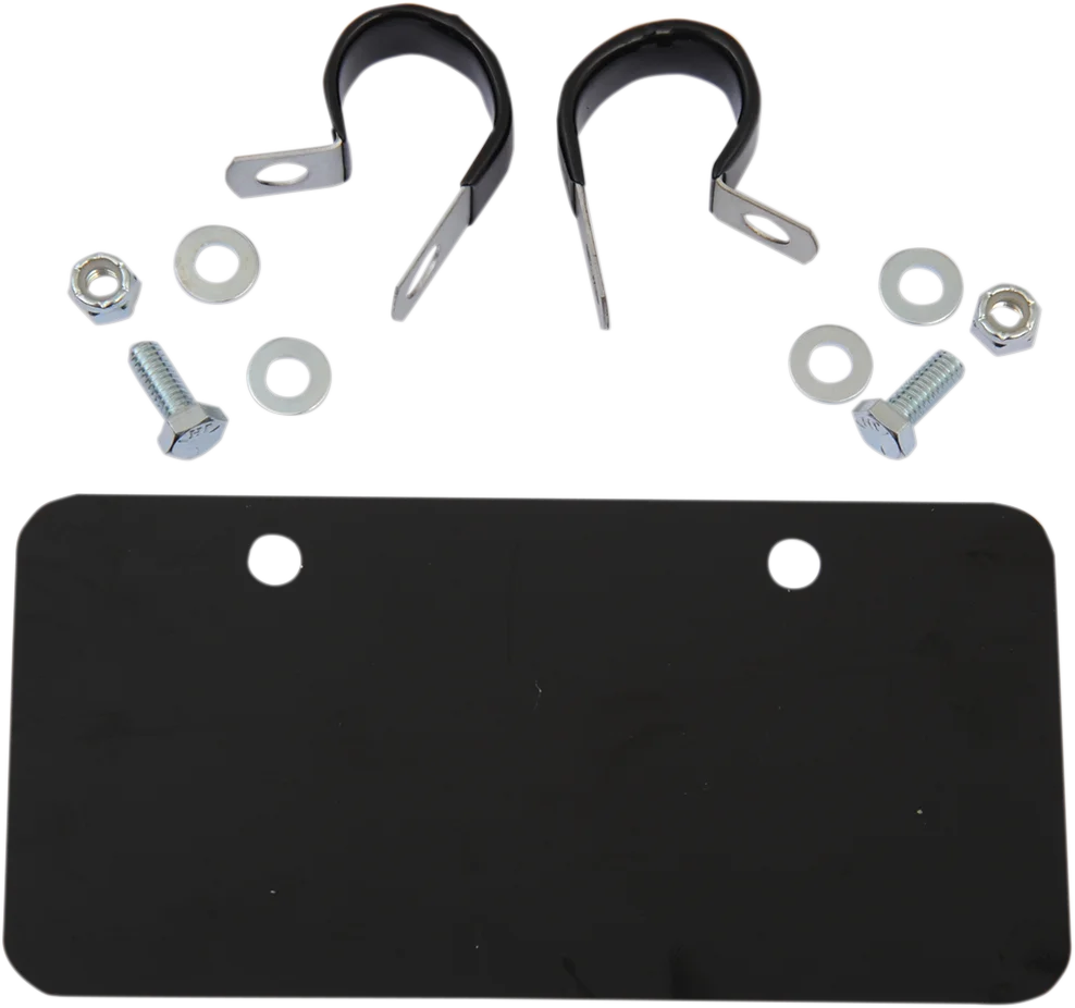 Moose Offroad License Plate Holder - Black P28-6830B - Main Product View