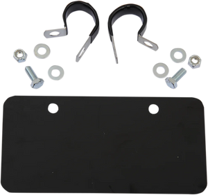 Moose Offroad License Plate Holder - Black P28-6830B - Main Product View