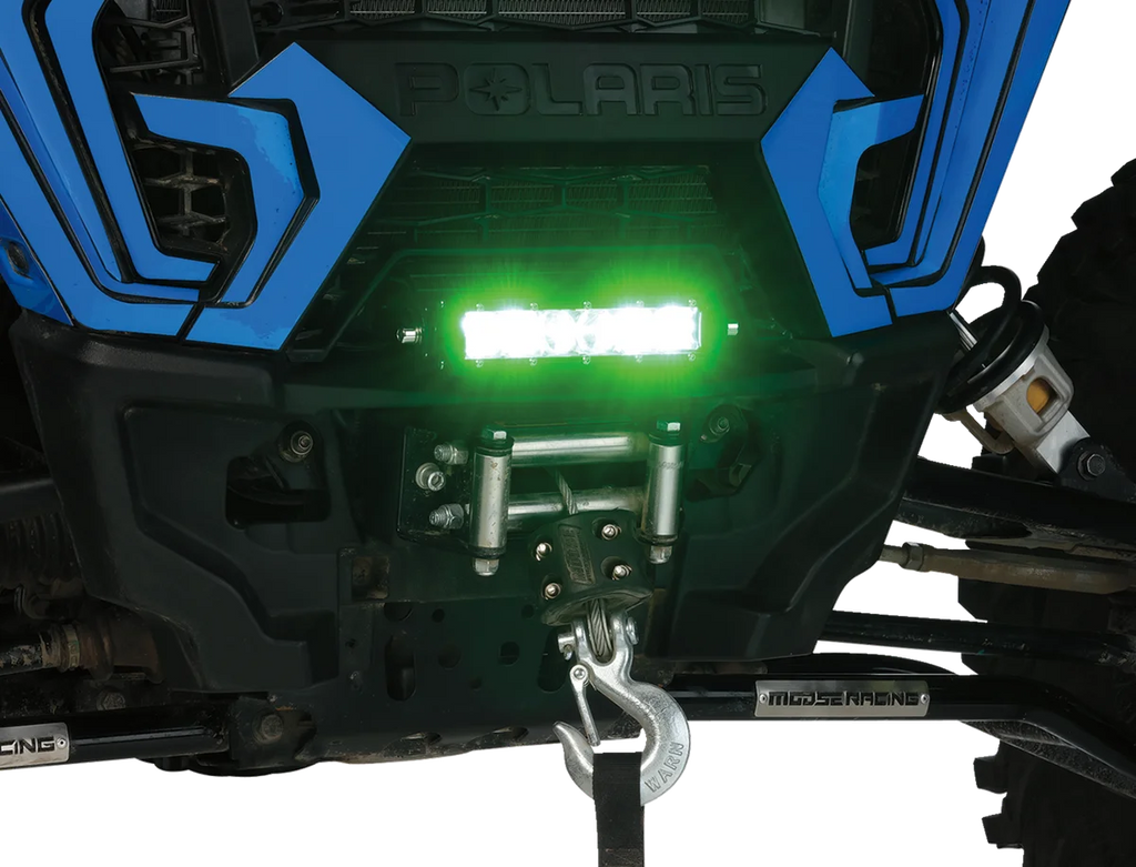 Moose Offroad Light Bar - LED - 42" - Green MSE-LB42G - Side View