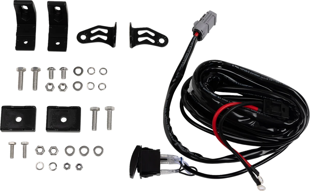 Moose Offroad Light Bar - LED - 50" - Black MSE-BLB50 - Side View