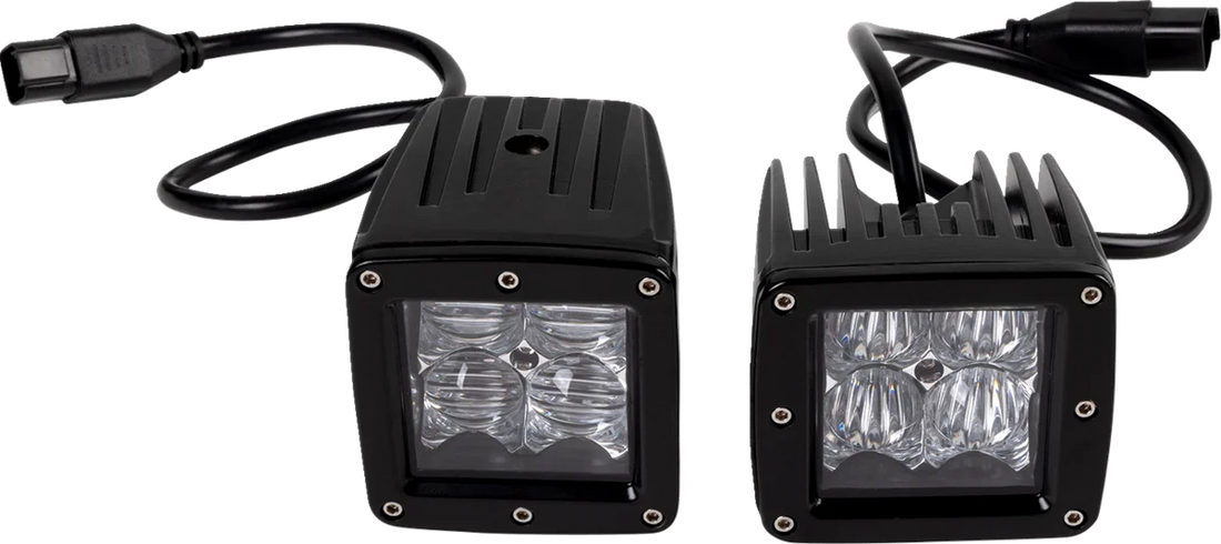 Moose Offroad Light Bar - LED - 8" - Green MSE-LB8G - Installation View