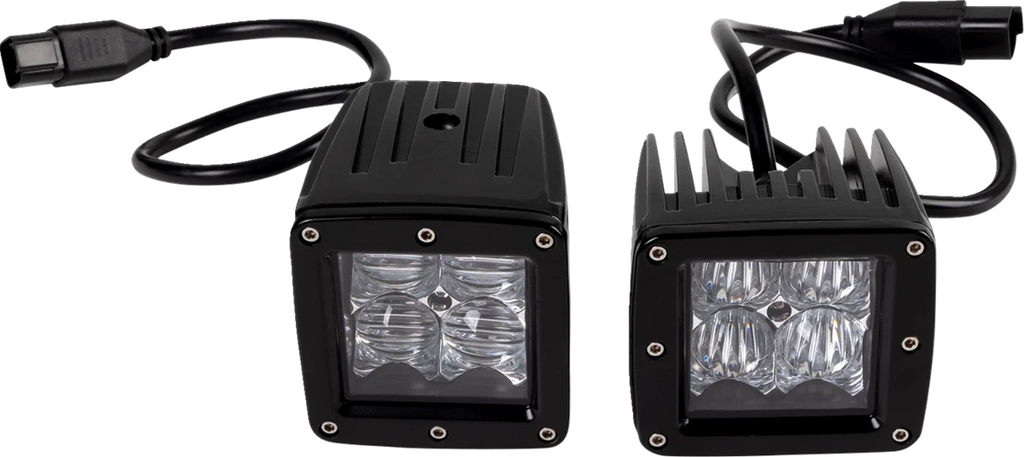 Moose Offroad Light Bar - LED - 8" - Green MSE-LB8G - Installation View