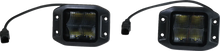 Load image into Gallery viewer, Moose Offroad Light Pods - LED - Flush Mount MSE-LPKITF - Side View
