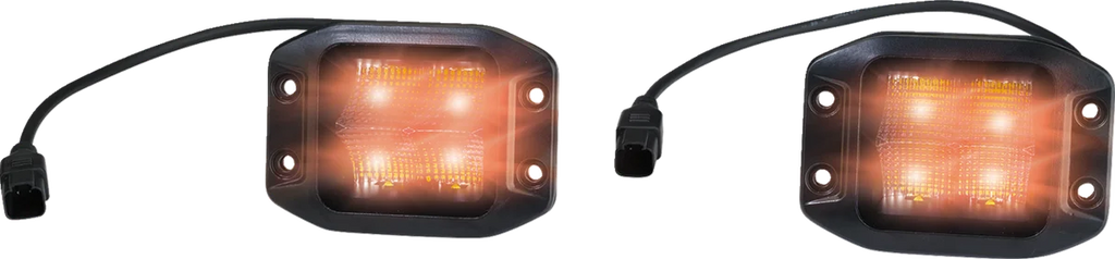 Moose Offroad Light Pods - LED - Flush Mount MSE-LPKITFA - Main Product View