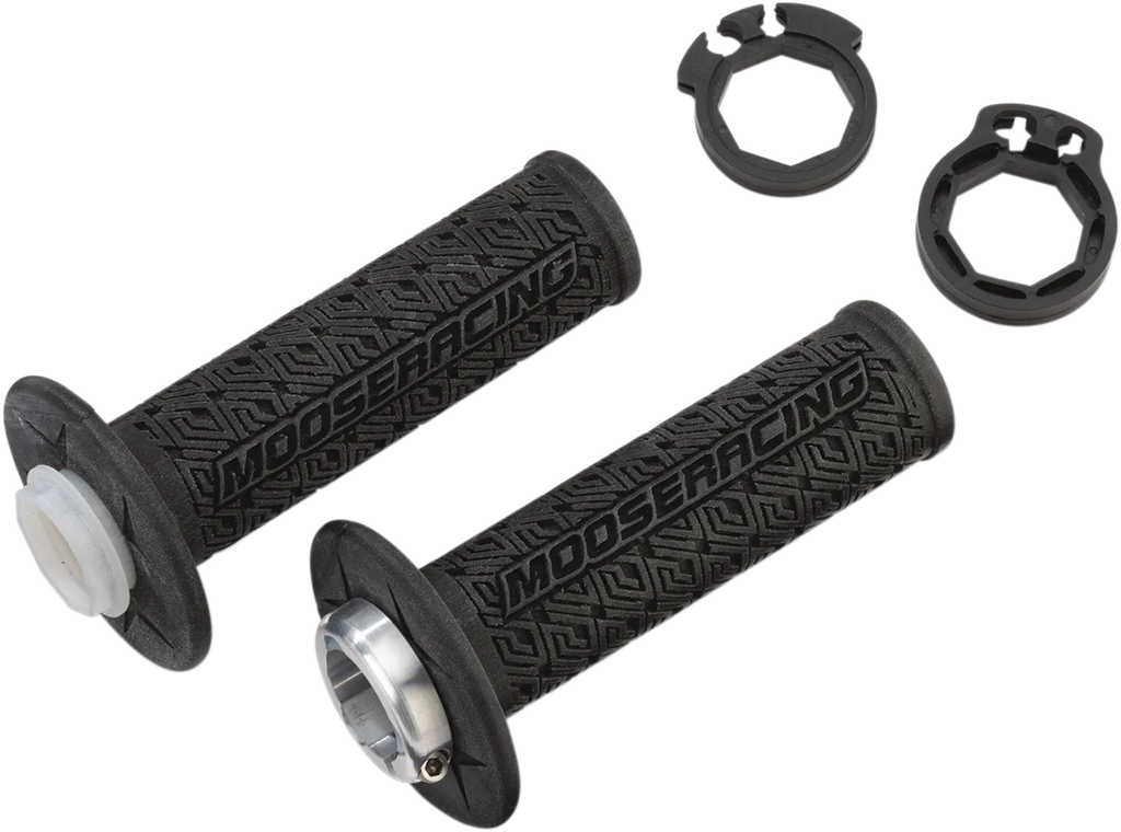 Moose Offroad Lock-On Grips - 7/8" B30MDB-S - Side View