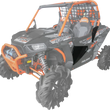 Load image into Gallery viewer, Moose Offroad Lower Door Insert - Black - 2444.7476.1 fits 2444 Polaris - Back View