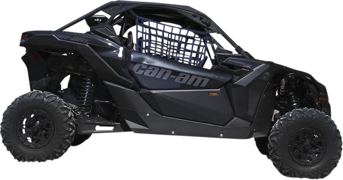 Moose Offroad Lower Door Insert - Black - Cam-Am 2444.7249.1 - Side View