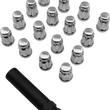 Load image into Gallery viewer, Moose Offroad Lug Nuts - Splined - 3/8-24 - Chrome - 16 Pack SPMO3803L4 - Main Product View