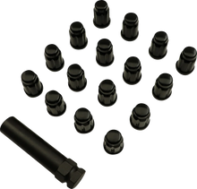 Load image into Gallery viewer, Moose Offroad Lug Nuts - Splined - M10 x 1.25 - Chrome - 16 Pack SPMO3808L4 - Side View