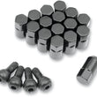 Load image into Gallery viewer, Moose Offroad Lug Nuts with Valve Stems - 12 mm x 1.25 - Chrome - Tapered - 16 Pack SP300MO206 - Side View