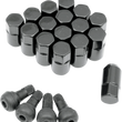 Load image into Gallery viewer, Moose Offroad Lug Nuts with Valve Stems - 3/8"-24 - Black - Tapered - 16 Pack SP300MO201B - Main Product View