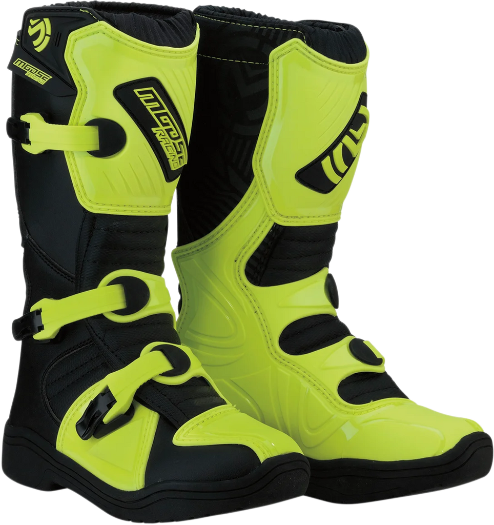 Moose Offroad M1.3 Boots - Black/Hi-Viz Yellow - Size 1 3411-0444 - Main Product View