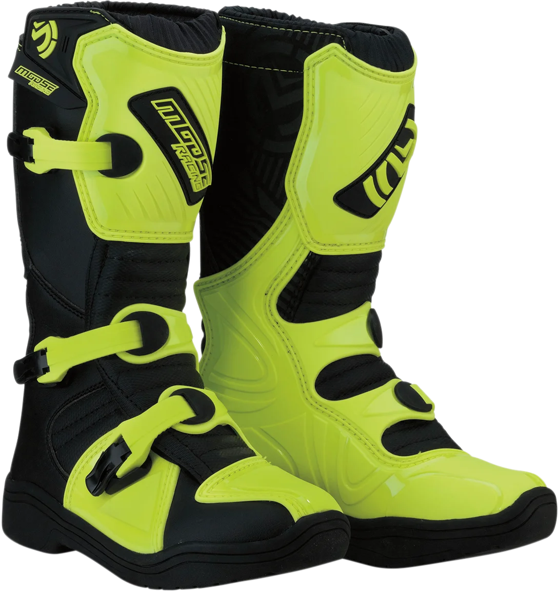 Moose Offroad M1.3 Boots - Black/Hi-Viz Yellow - Size 4 3411-0447 – CI ...