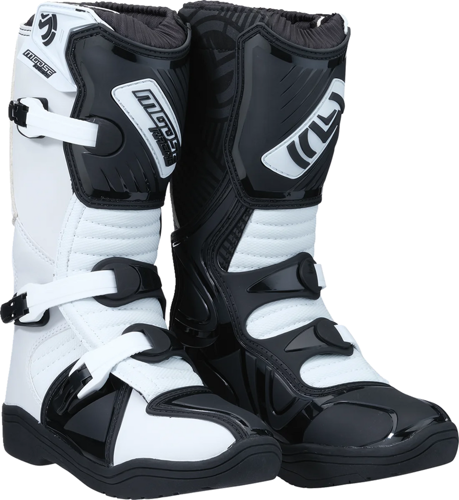 Moose Offroad M1.3 Boots - Black/White - Size 3 3411-0432 - Main Product View