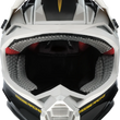 Load image into Gallery viewer, Moose Offroad MR3 Helmet - F.A.F. - White/Black/Gold - Medium 0110-8929 - Side View