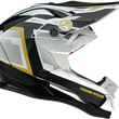 Load image into Gallery viewer, Moose Offroad MR3 Helmet - F.A.F. - White/Black/Gold - Medium 0110-8929 - Back View