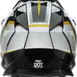 Load image into Gallery viewer, Moose Offroad MR3 Helmet - F.A.F. - White/Black/Gold - Medium 0110-8929 - Installation View