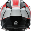 Load image into Gallery viewer, Moose Offroad MR3 Helmet - F.A.F. - White/Black/Red - 2XL 0110-8937 - Back View